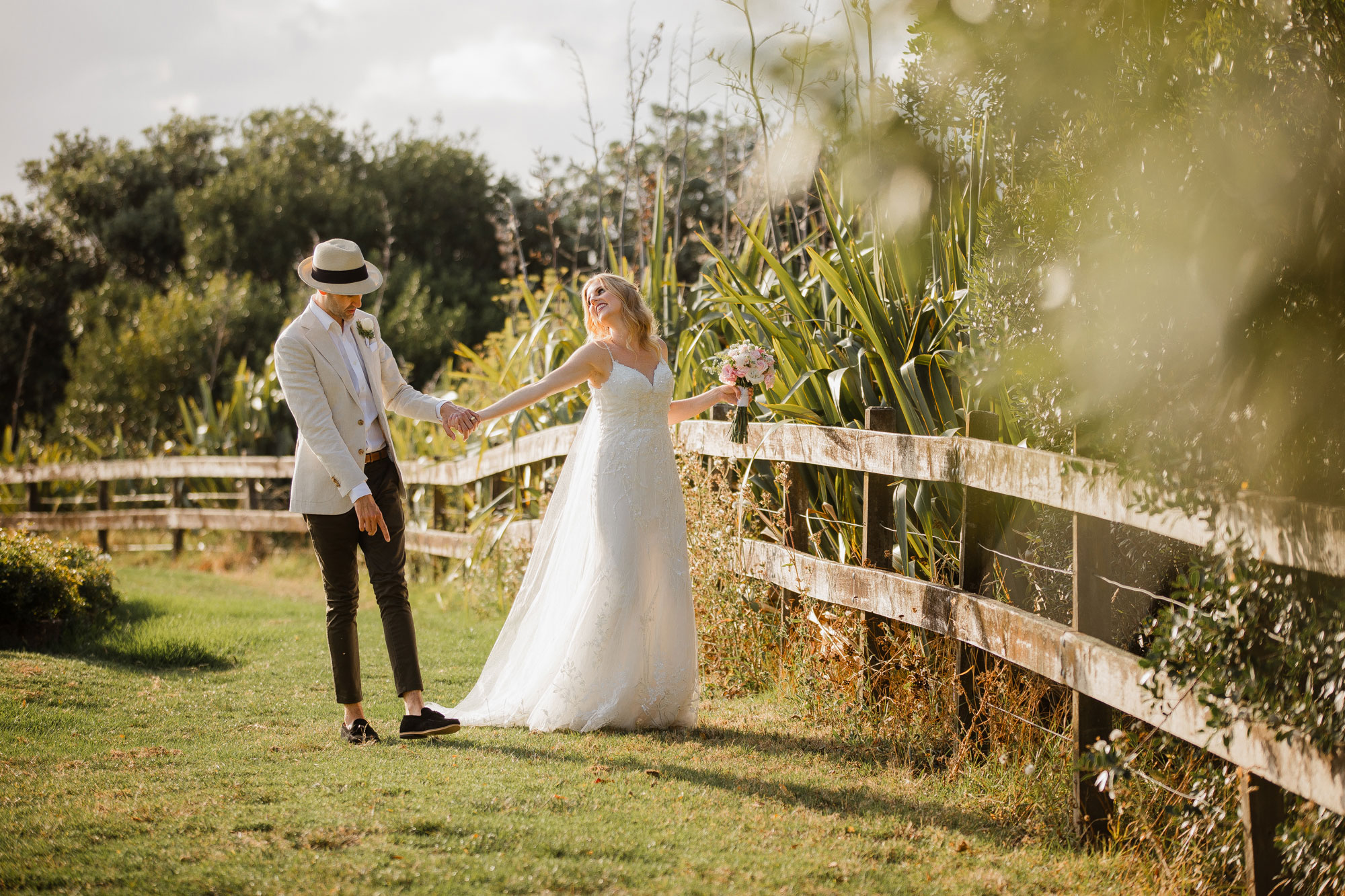 auckland orakei bay wedding photo