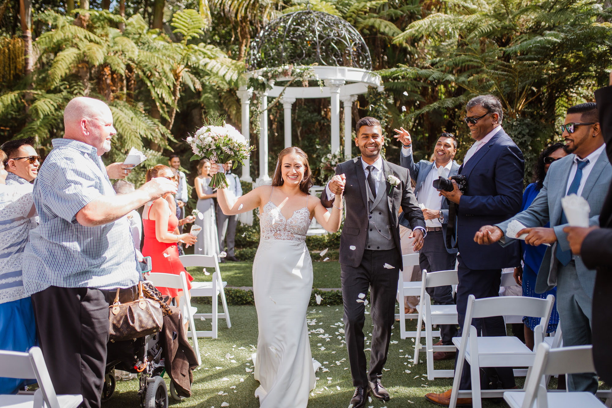 auckland wedding recessional tui hills