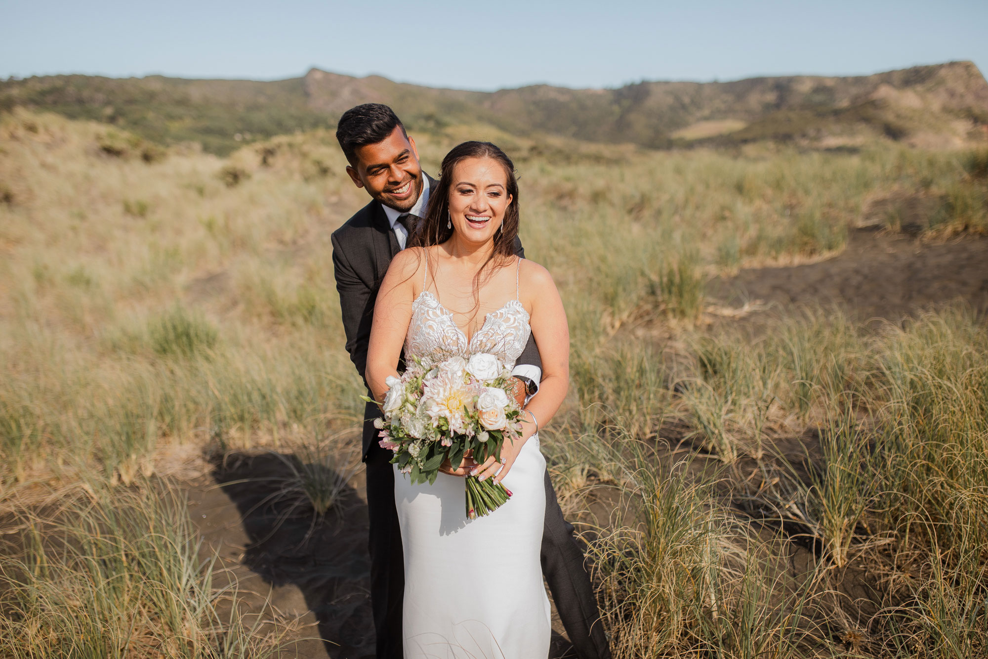 bethells beach wedding shoot