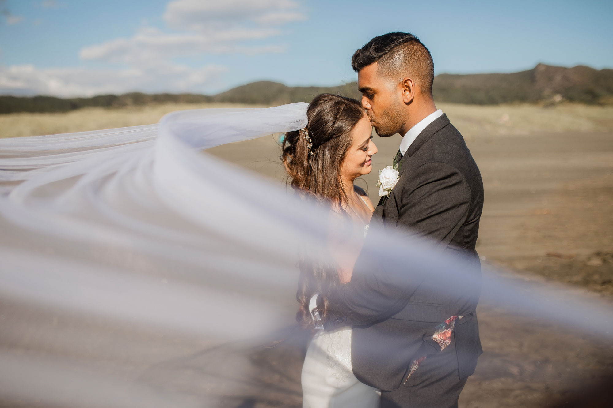 auckland tui hills wedding shoot