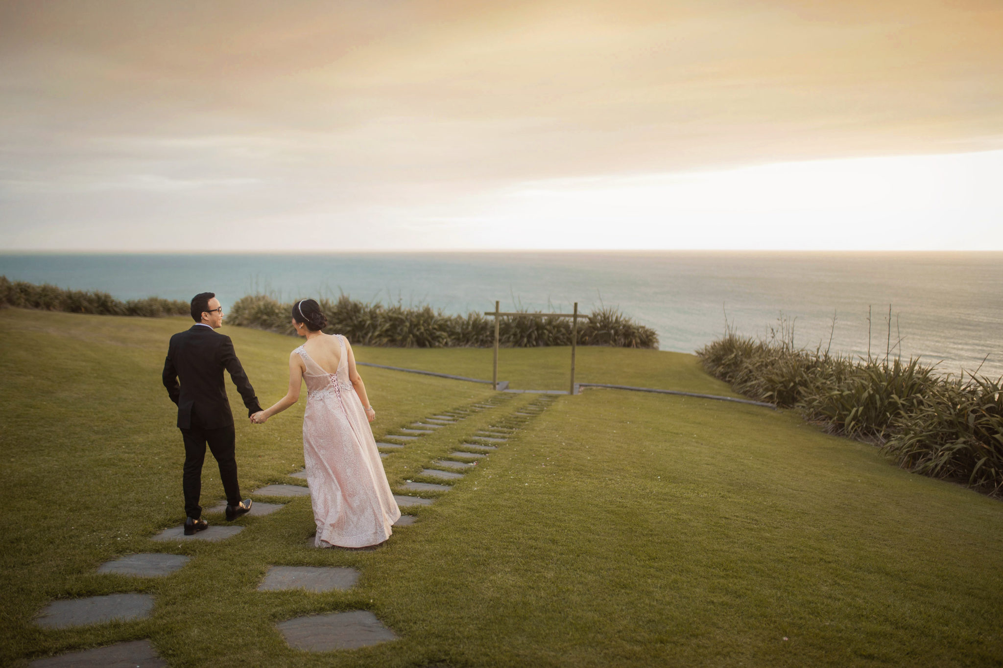 castaways sunset wedding shoot