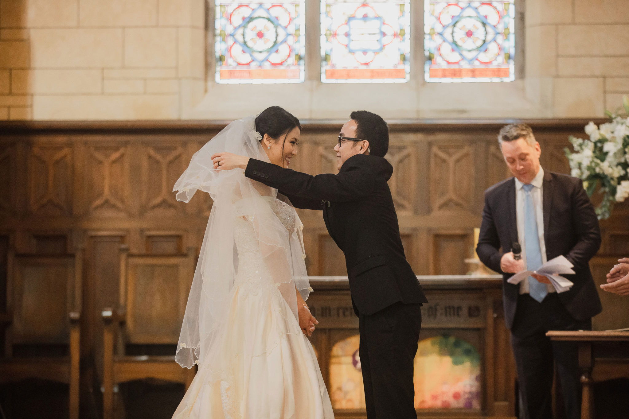 lifting the bridal veil