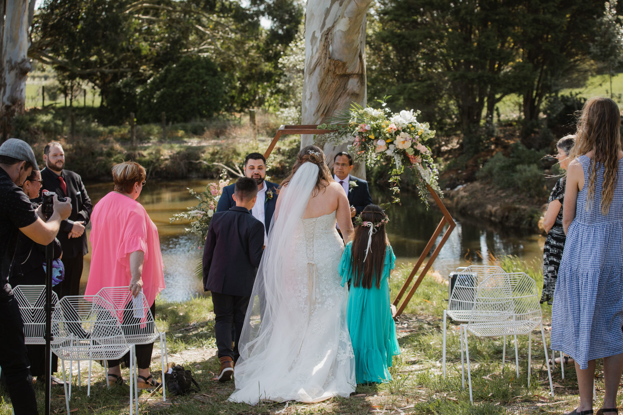 bride walking down the aisle