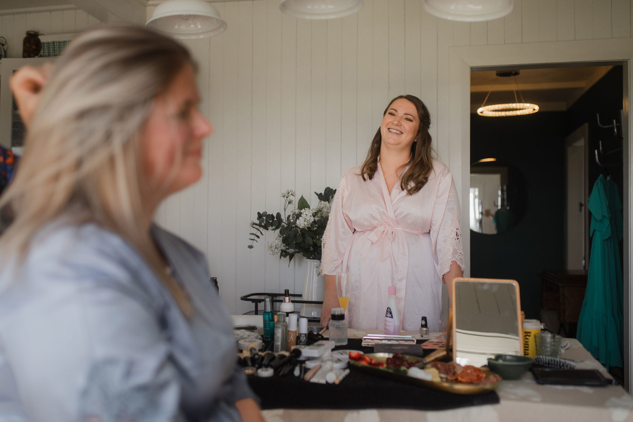 auckland bride smiling