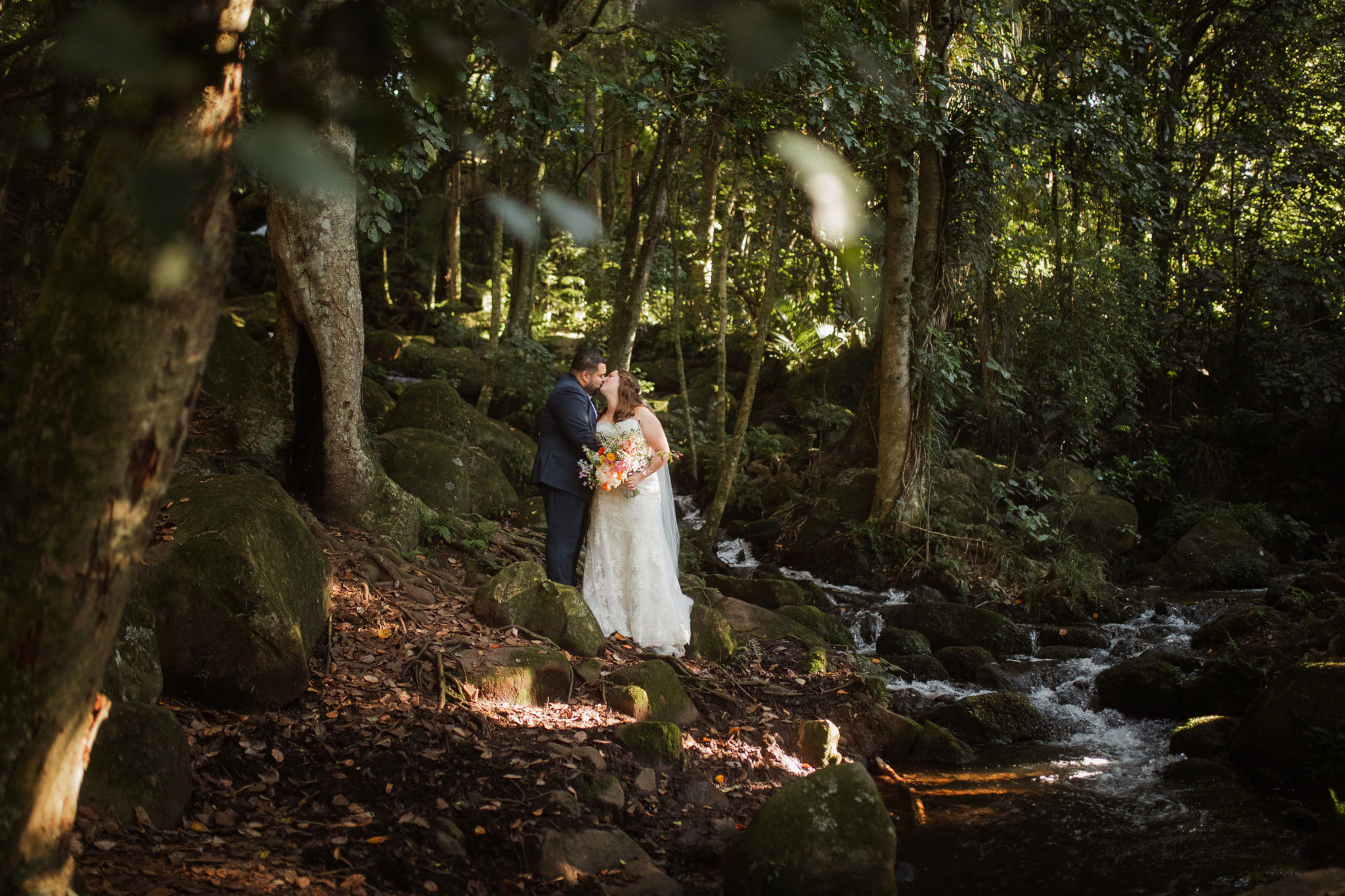 auckland forest wedding shoot