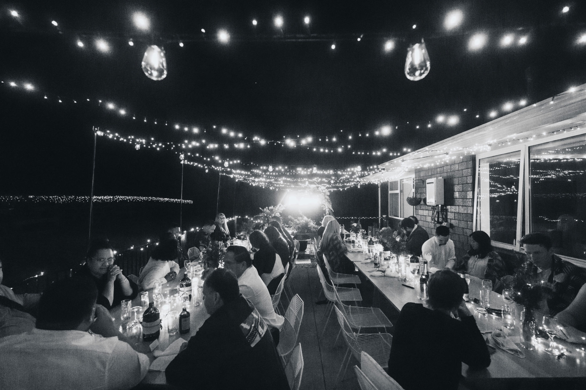 auckland wedding reception venue fairy lights