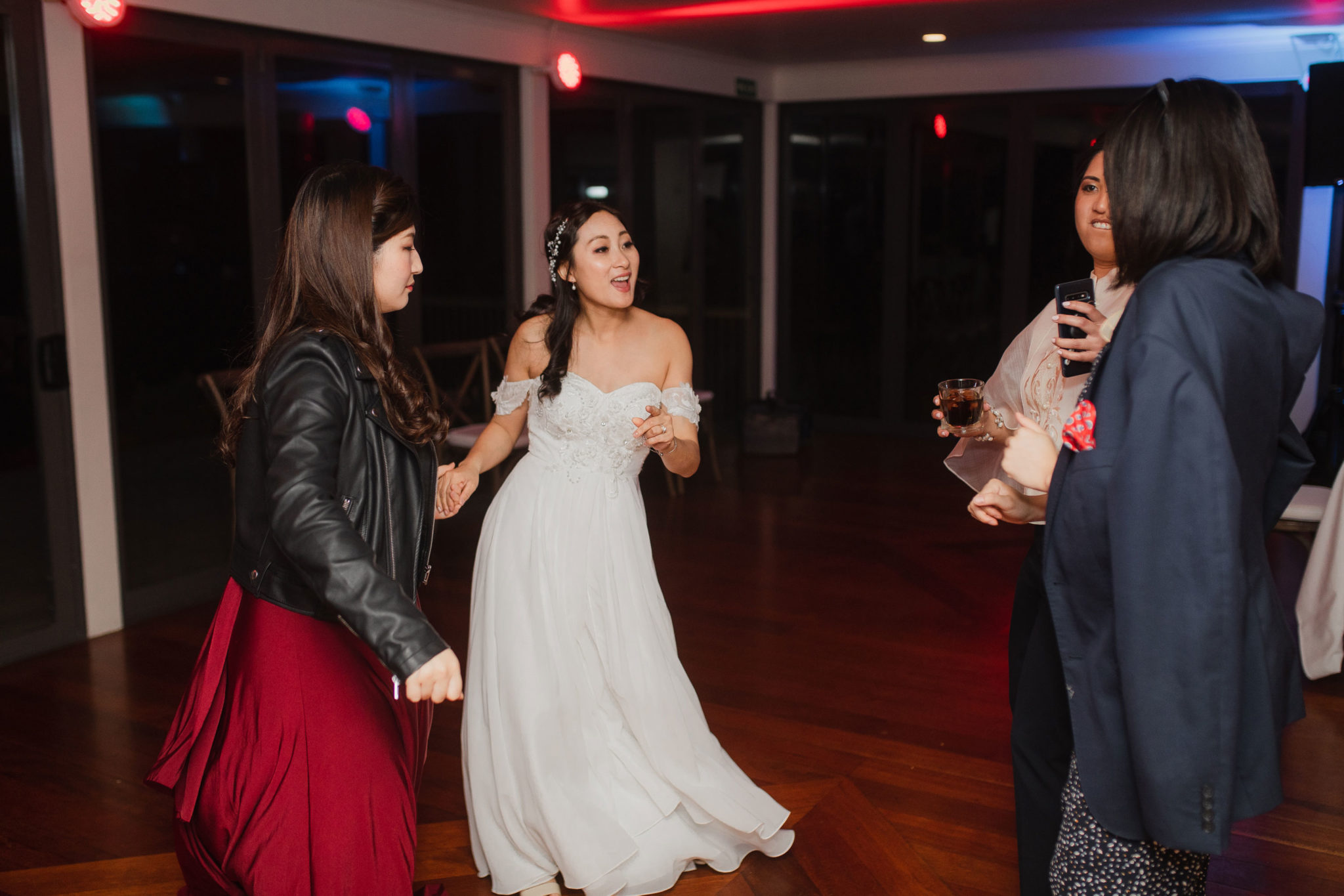 bride on the dance floor