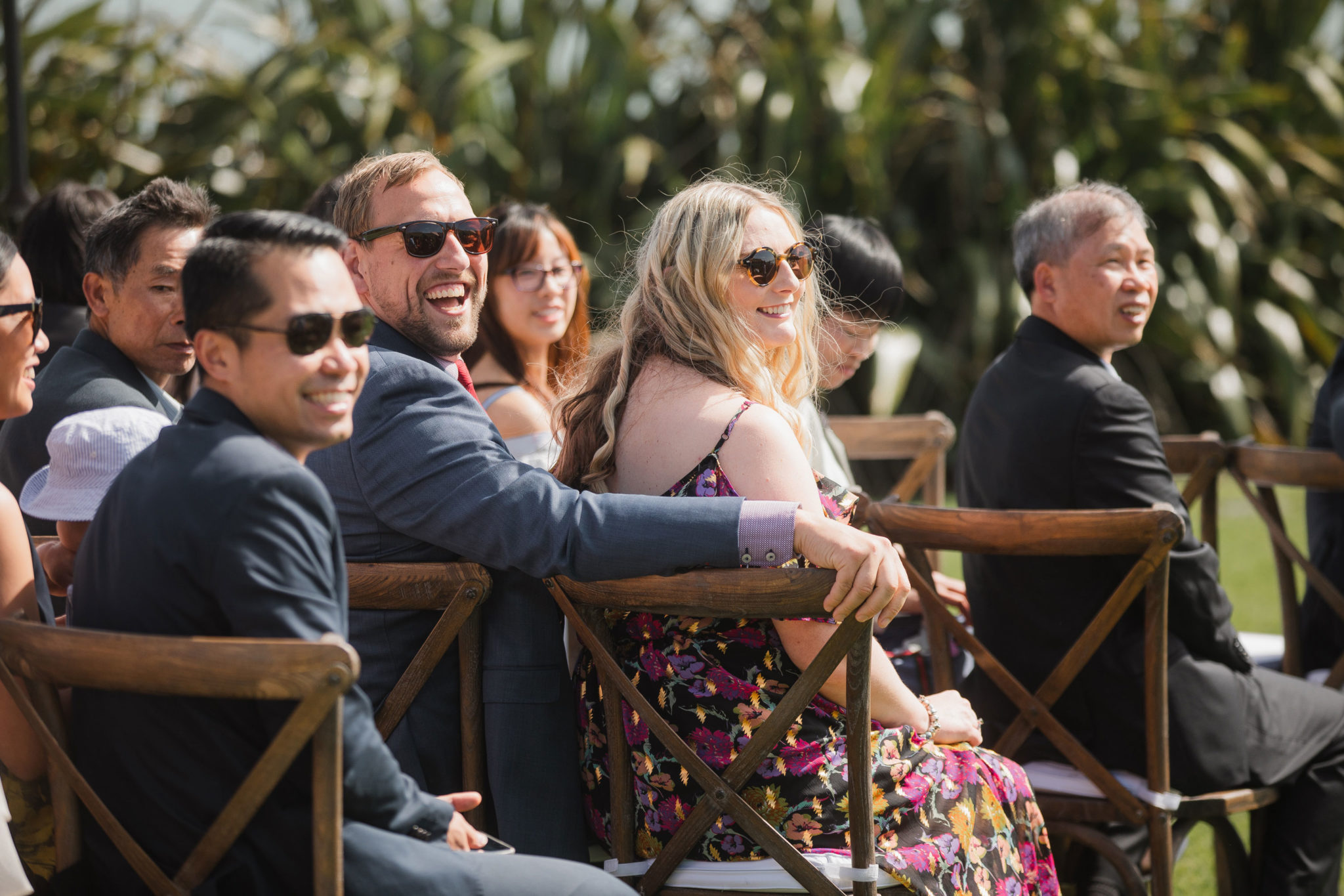 auckland wedding guests attending ceremony