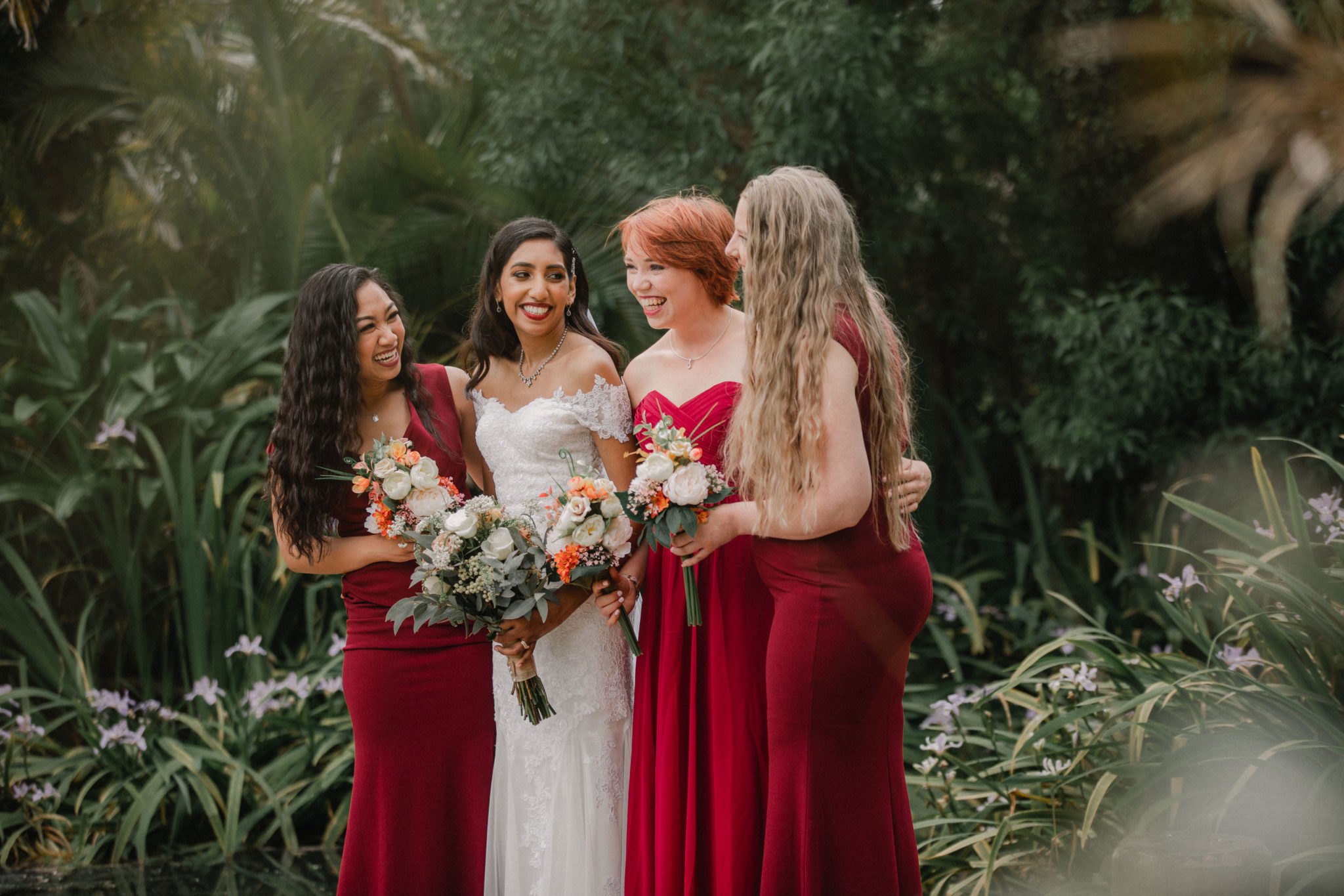 bridal party shoot at settlers manor