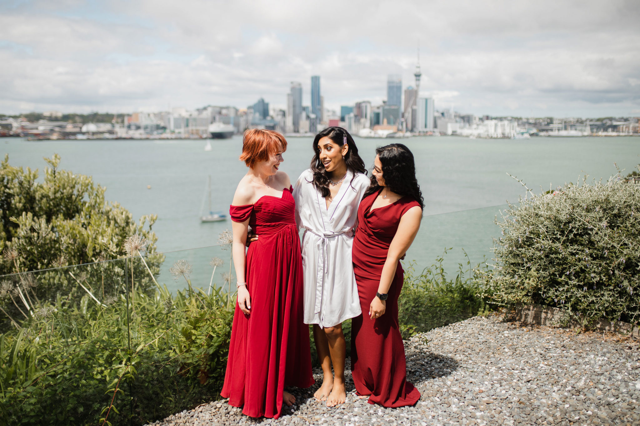 bride and bridal party