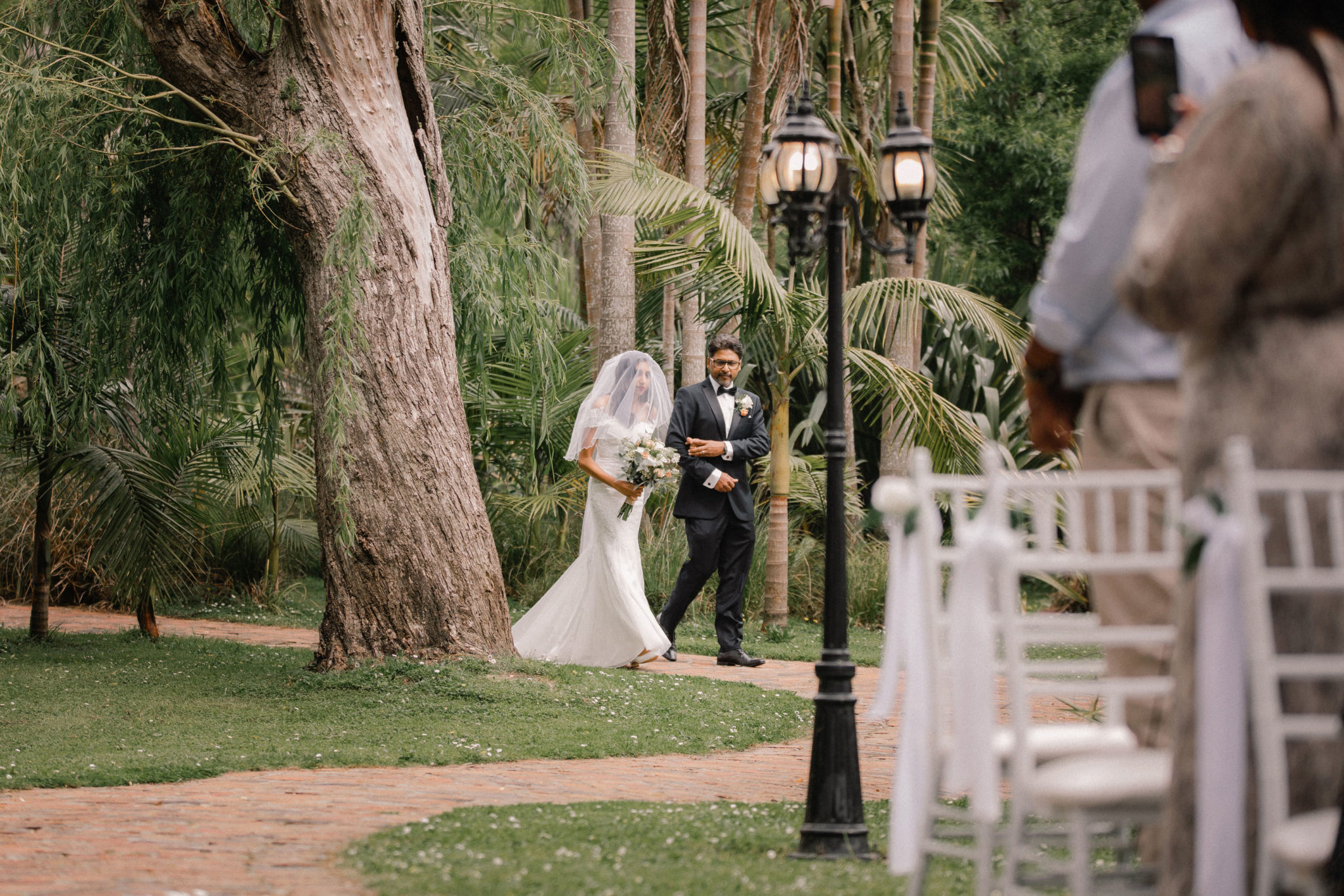 bride walking down the aisle