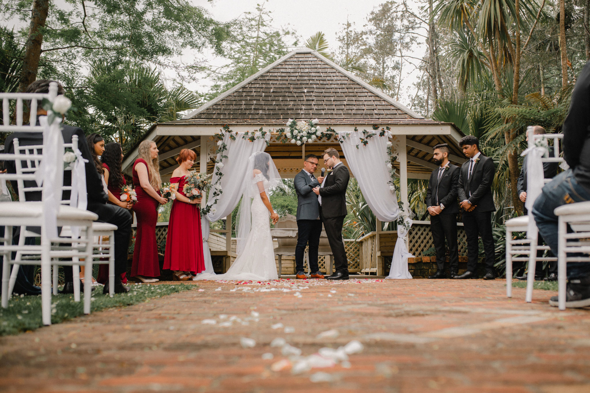 settlers country manor wedding ceremony