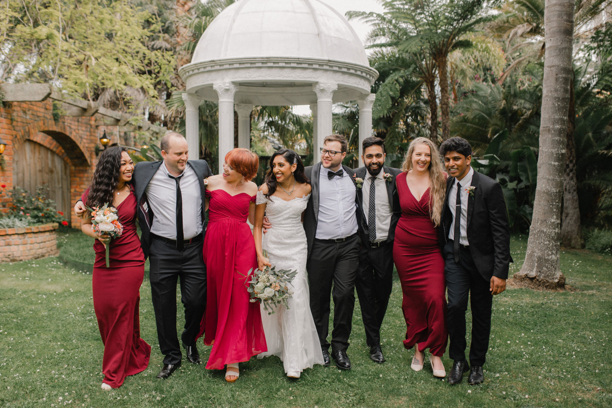 auckland bridal party shoot