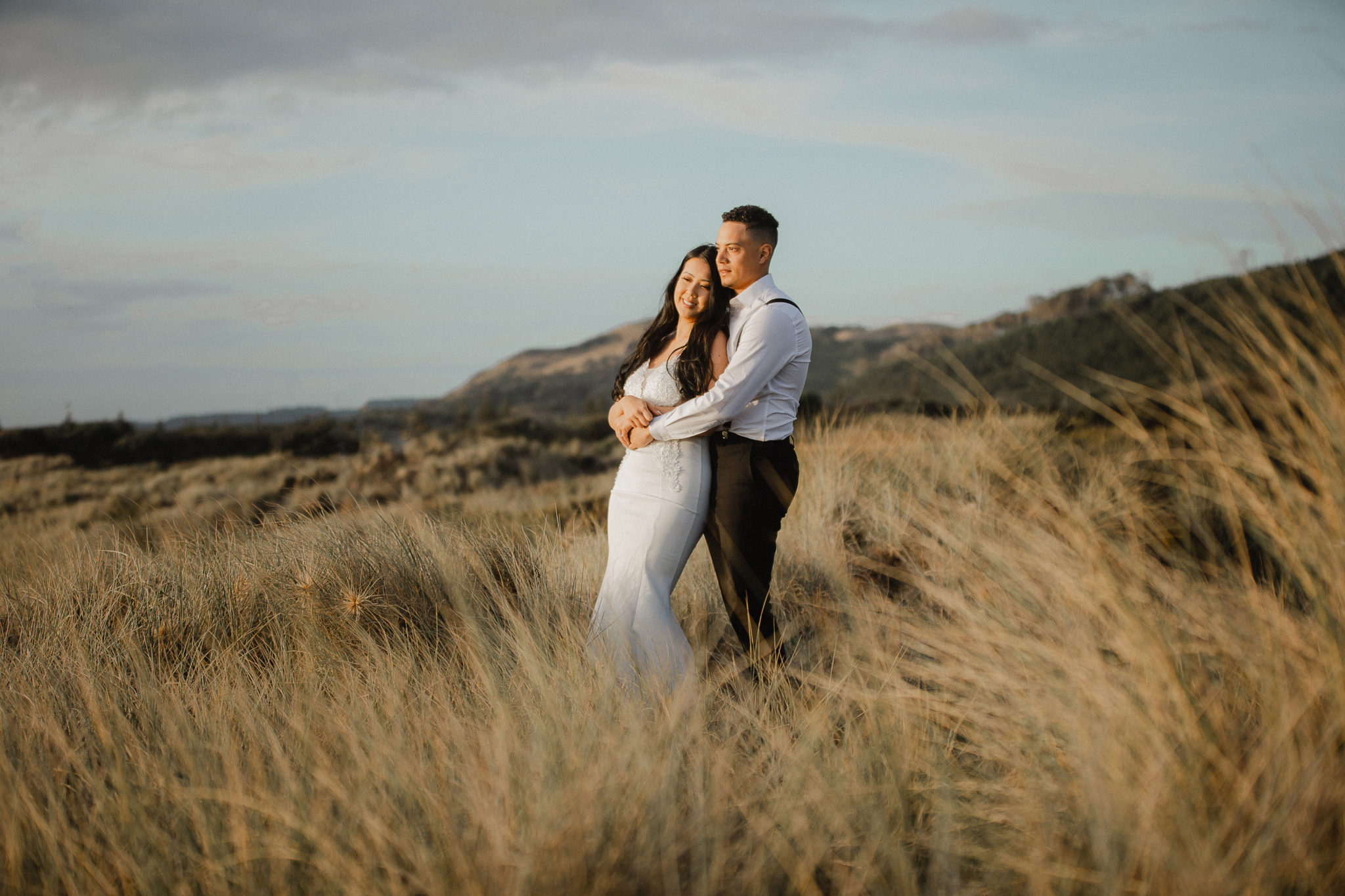 auckland muriwai beach wedding