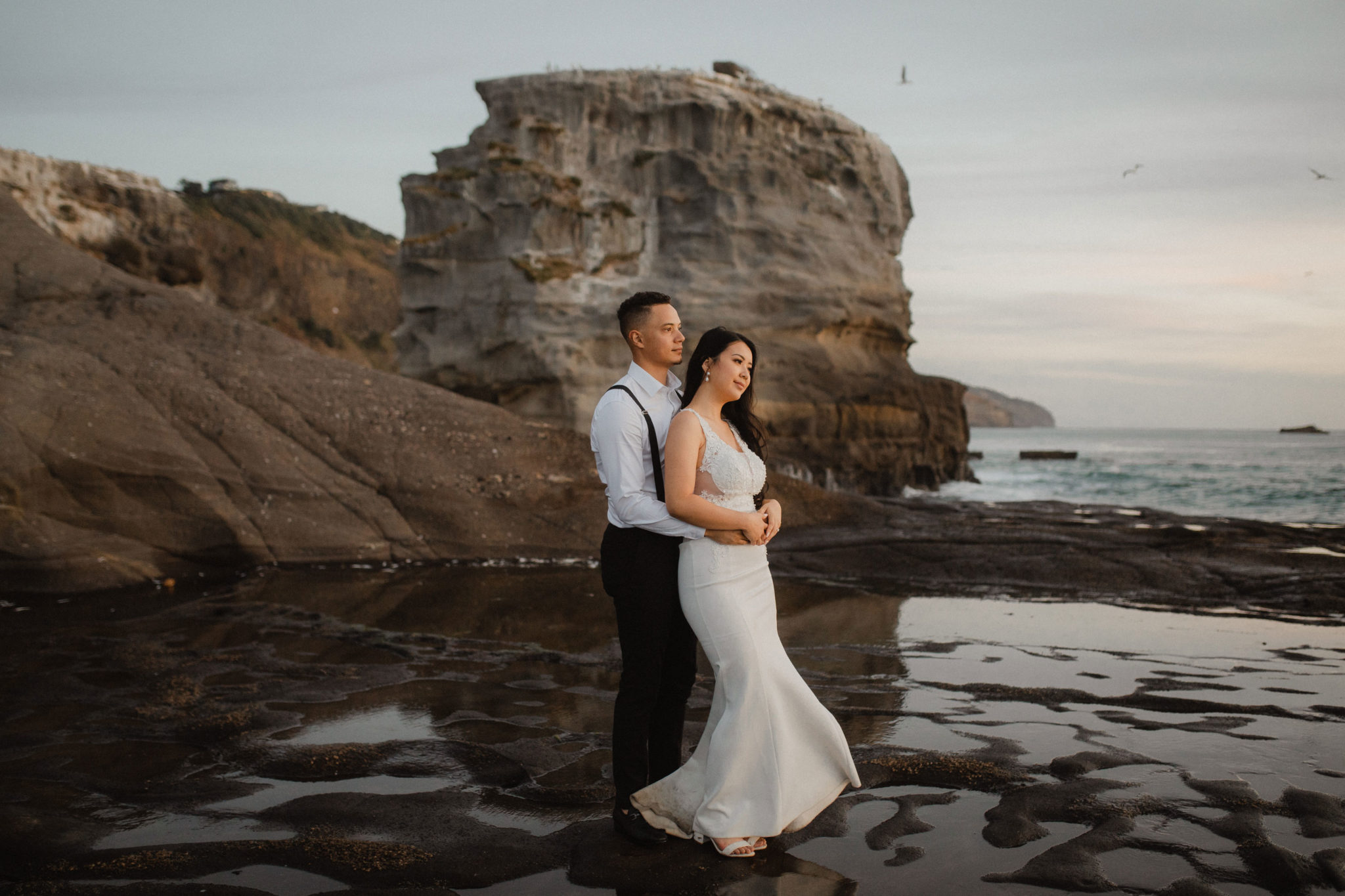 auckland engagement photo shoot muriwai