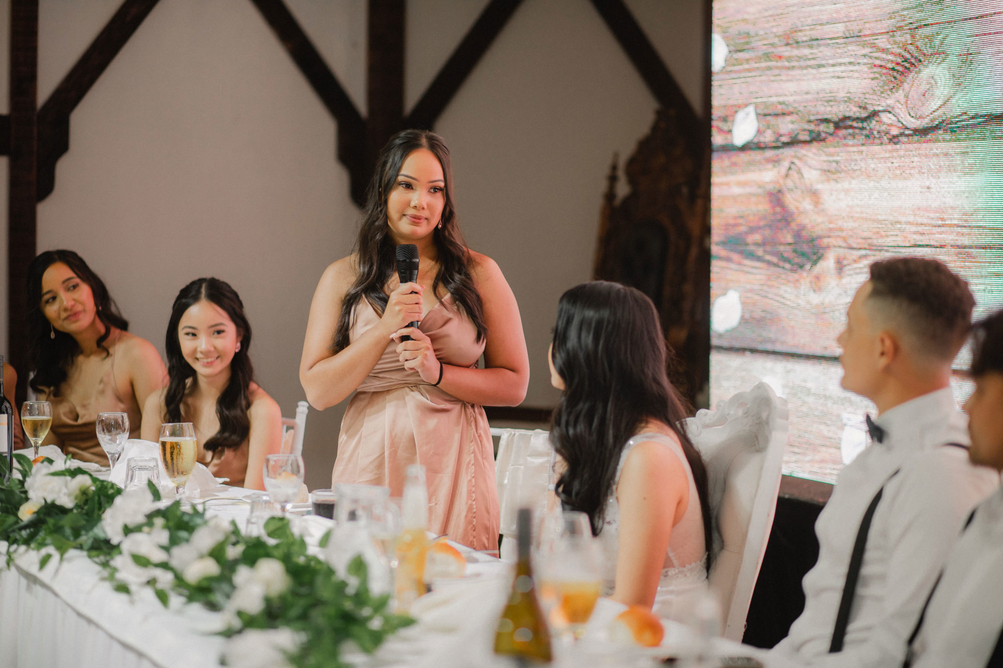 bridesmaid speech at reception