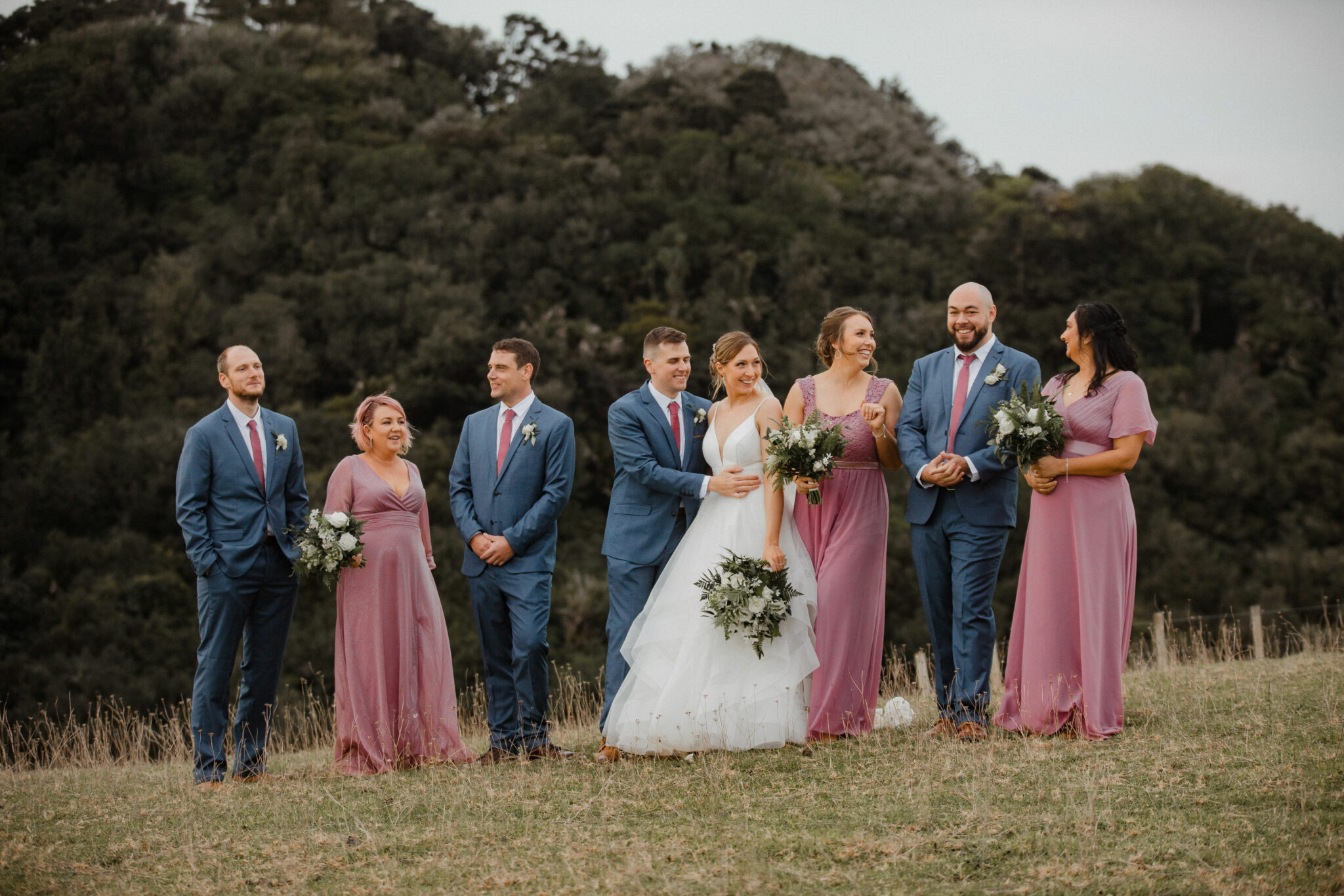 auckland bridal party talking