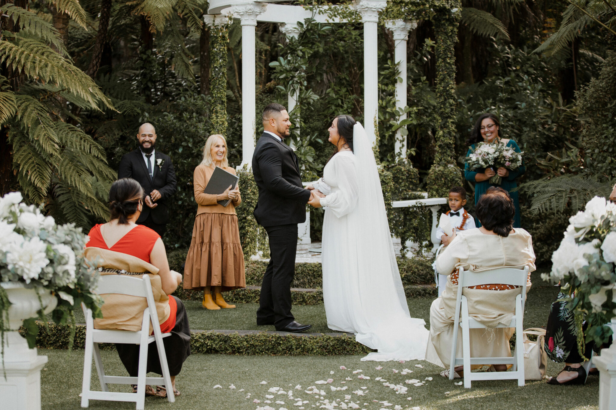 wedding ceremony at tui hills