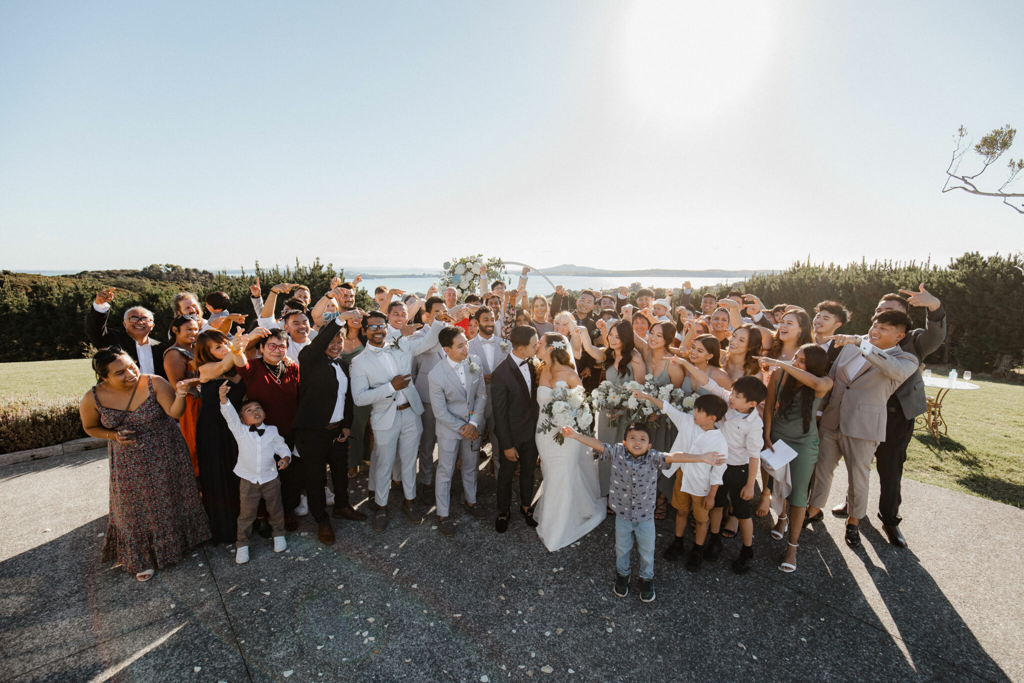 auckland wedding family photo