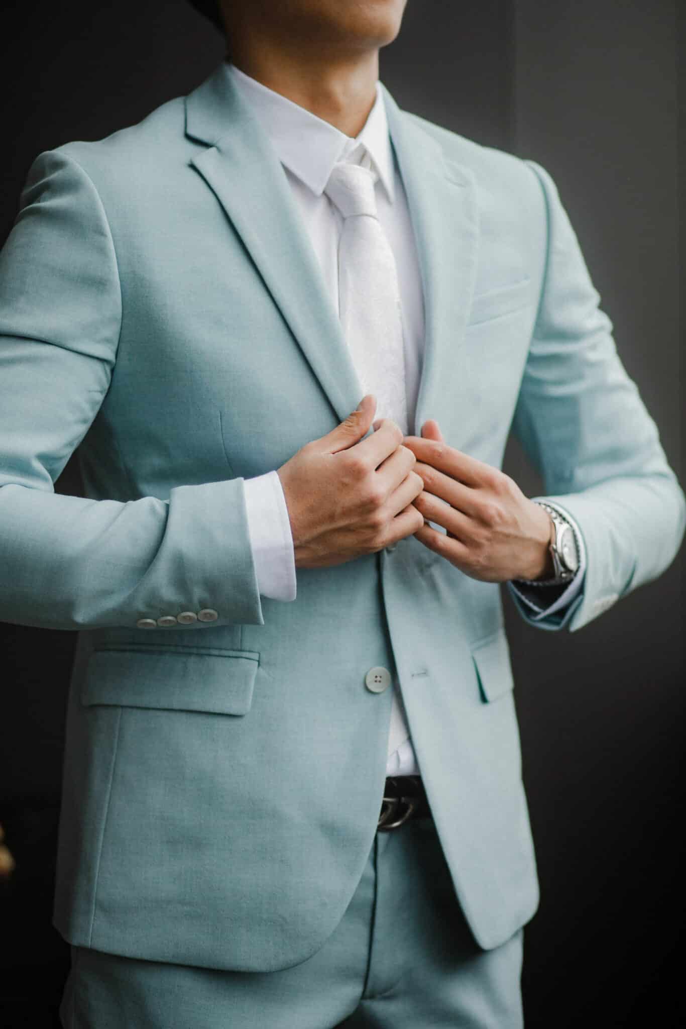 groom getting ready