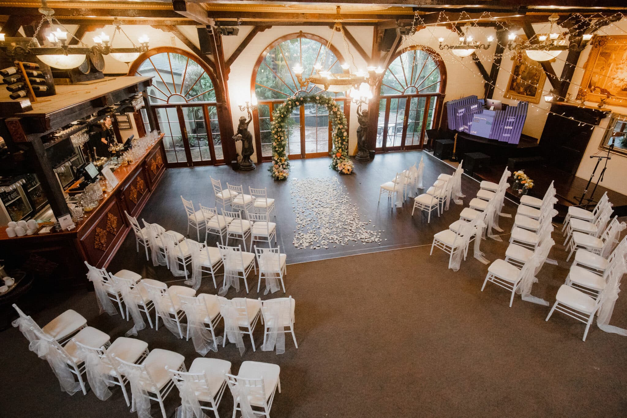 settlers country manor indoor ceremony venue
